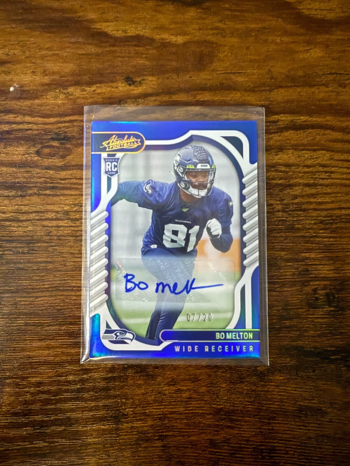 2022 Panini Absolute Bo Melton RC Auto /20
