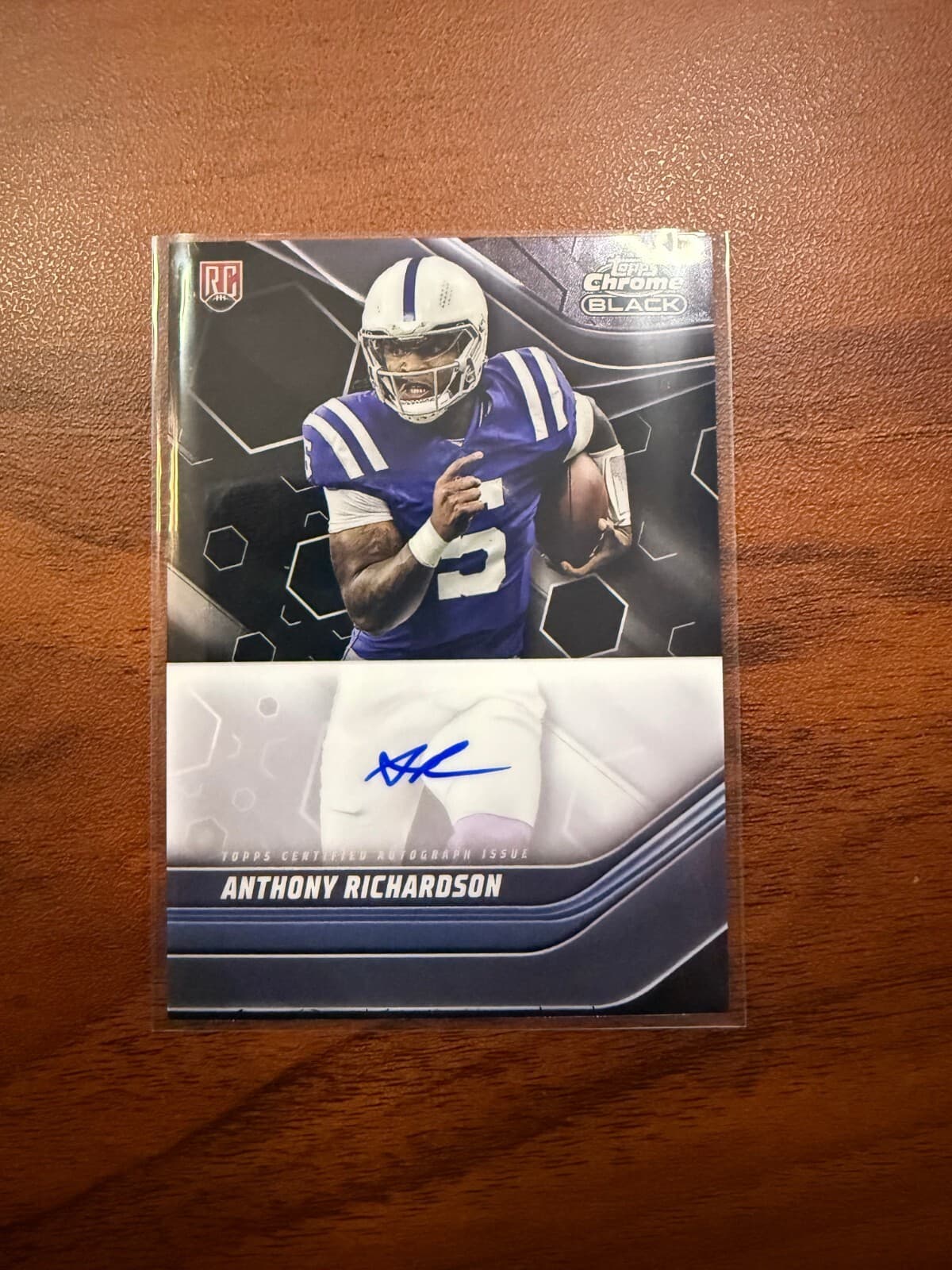 2023 Topps Composite - Topps Chrome Black Auto - ANTHONY RICHARDSON RC #TCBA-AR