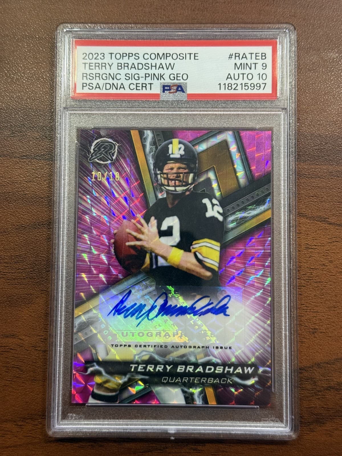2023 Topps Composite Resurgence Signatures #RA-TEB Terry Bradshaw Auto 10/10