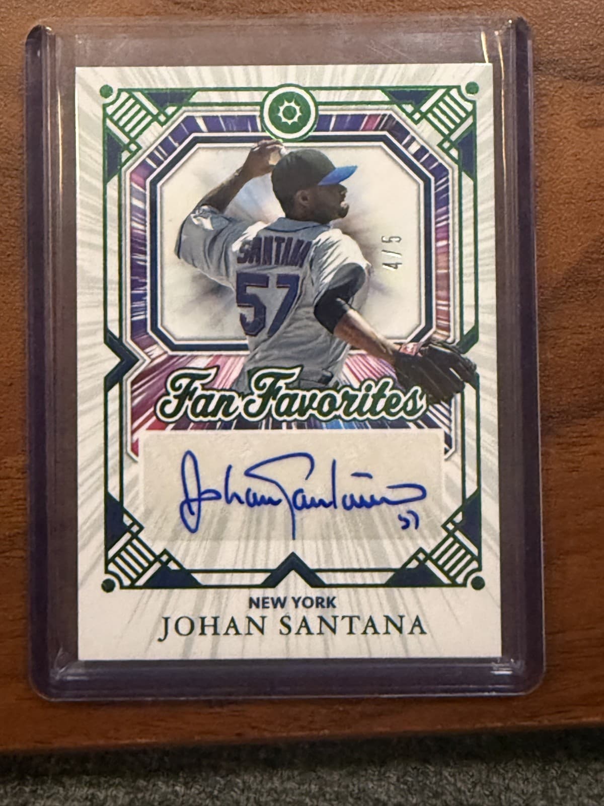 2025 Panini Boys of Summer Johan Santana Fan Favorites  Auto /5