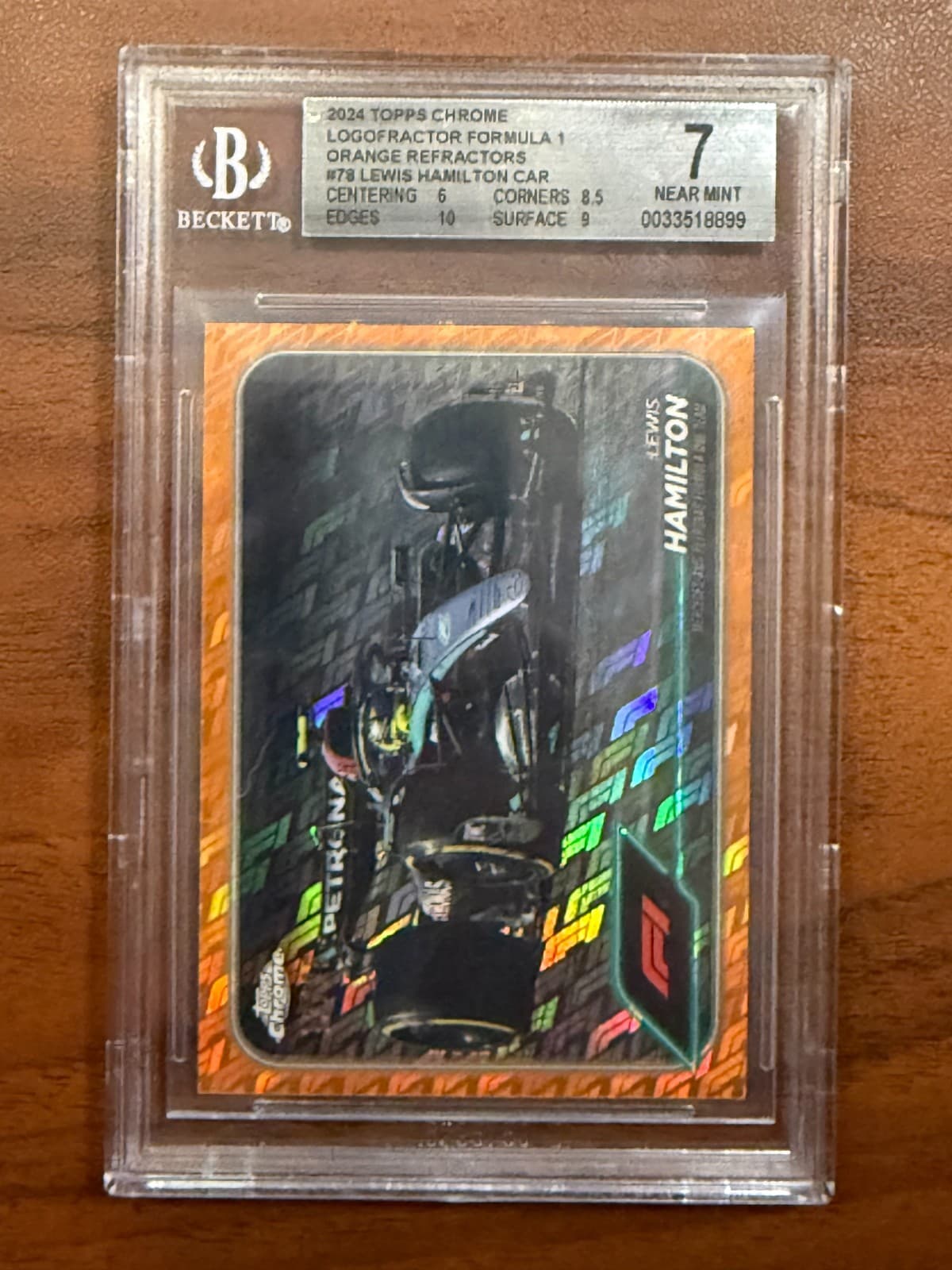 2024 Topps Formula 1 F1 Lewis Hamilton #78 /25  BGS 7