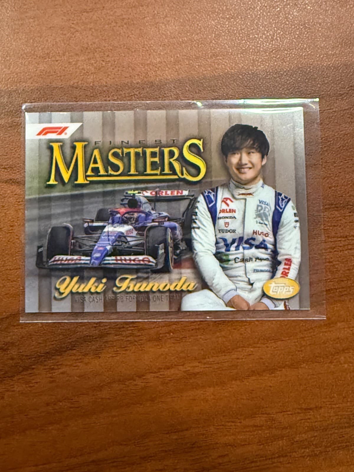 2024 Topps Finest F1 Masters Yuki Tsunaoda Refractor