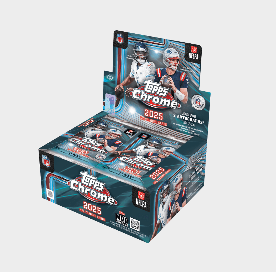 2025 Topps Chrome Football Hobby Box FDI