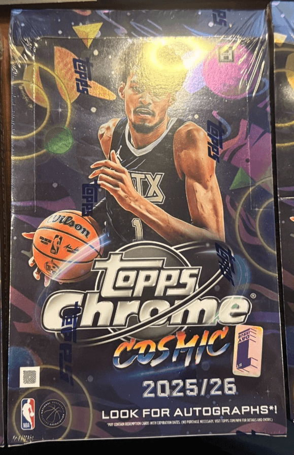 2025-26 Topps Chrome Cosmic Basketball Hobby Box FDI First Day Issue