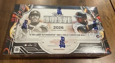 2026 Topps Tribute Hobby Box IN HAND
