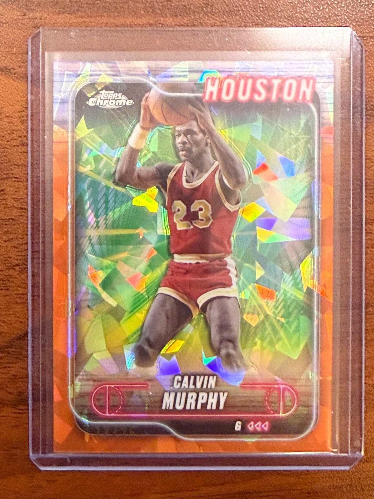 CALVIN MURPHY 2024-25 Topps Chrome Sapphire Gold Refractor /25