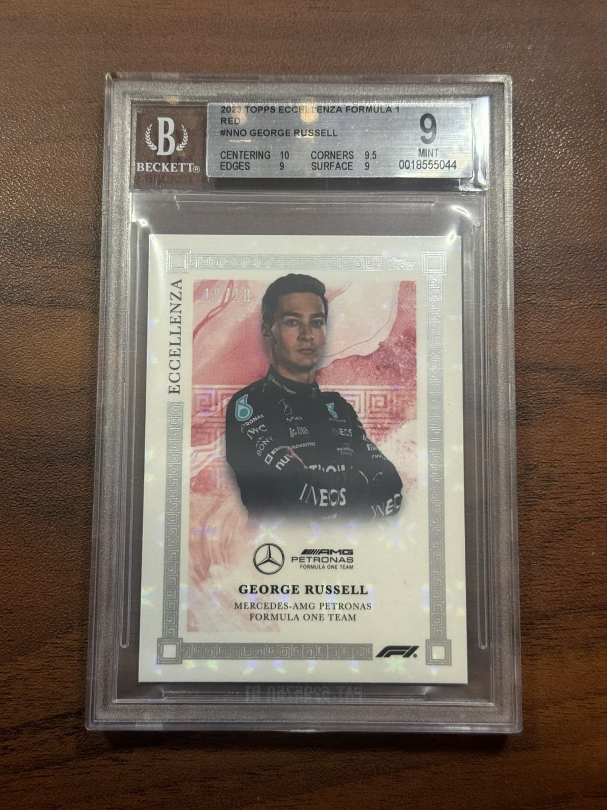 2023 Topps Formula 1 F1 Eccellenza George Russel /10 BGS 9