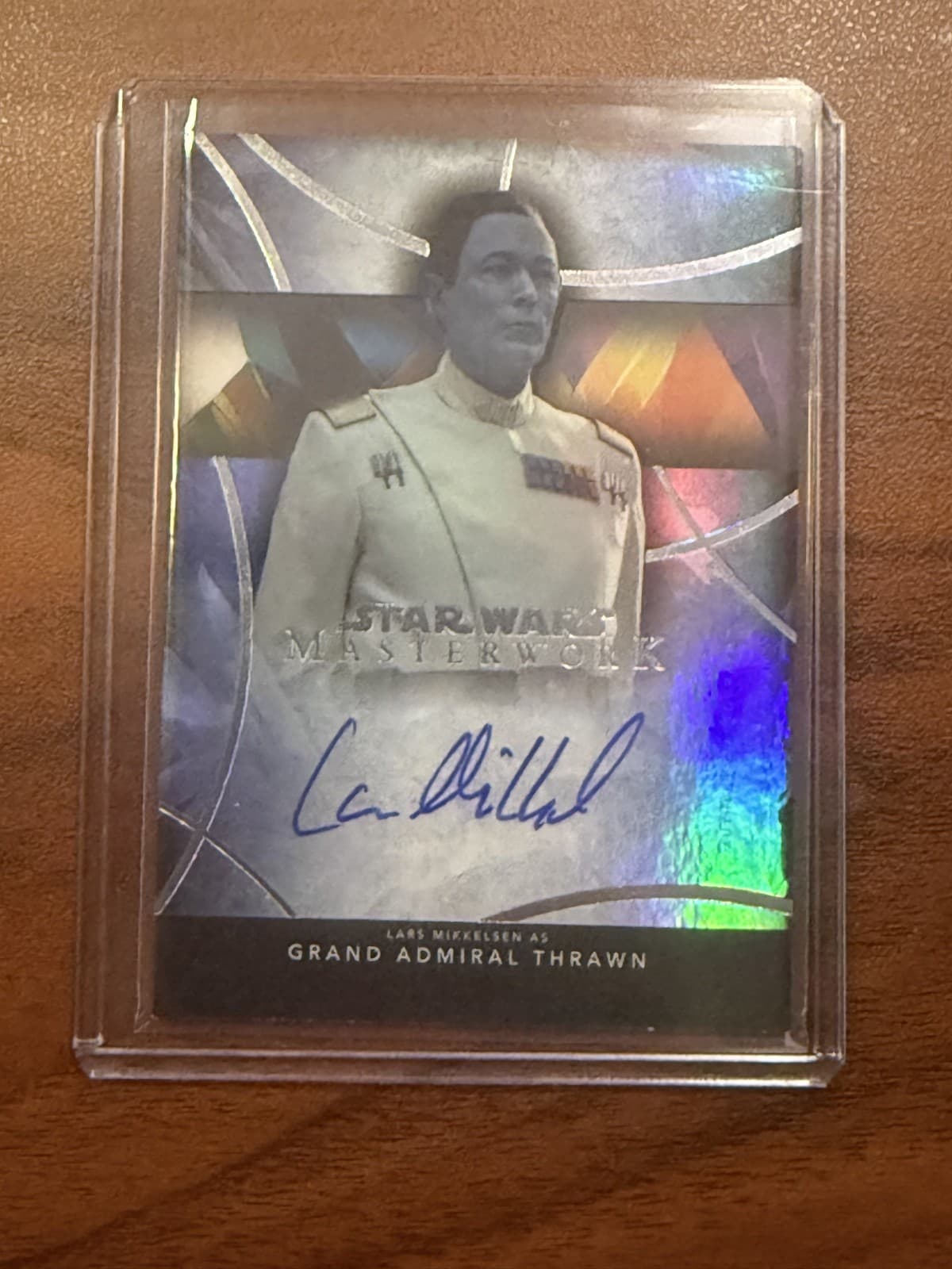 2024 Star Wars Masterwork Lars Mikkelsen Grand Admiral Thrawn Auto Auto /50