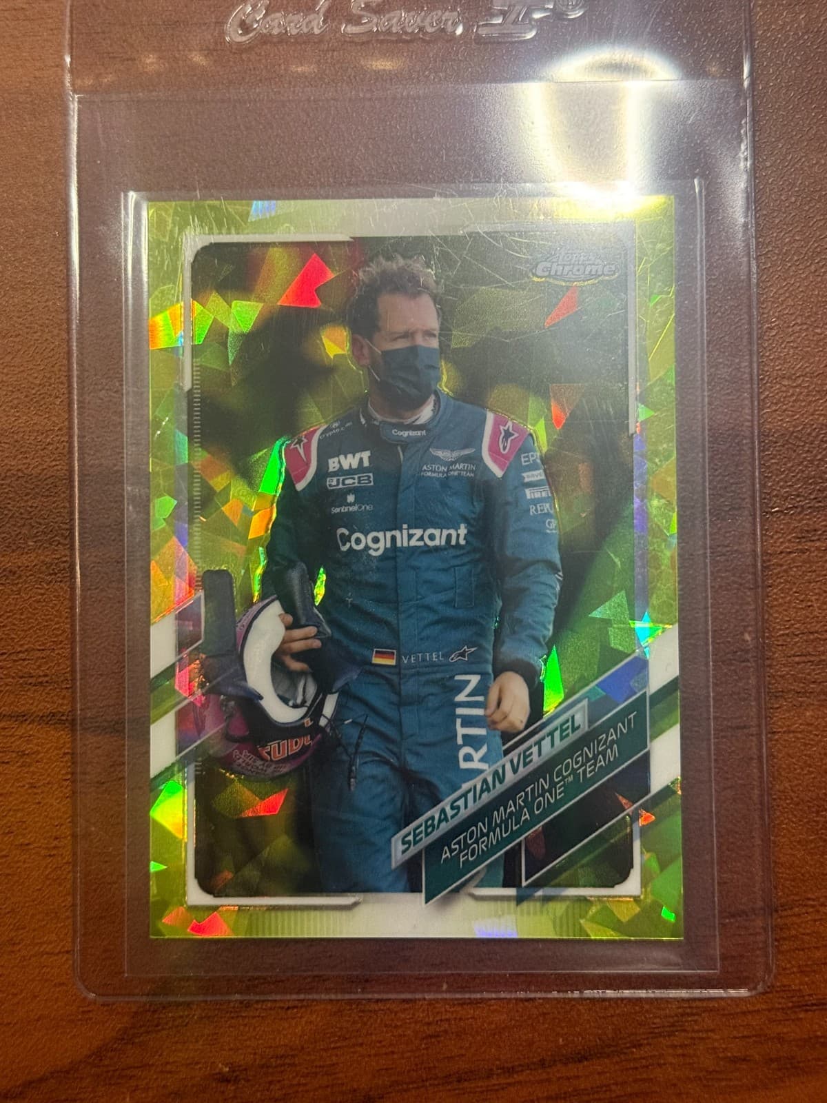 2021 Chrome Sapphire Formula 1 F1 Sabastian Vettel /199