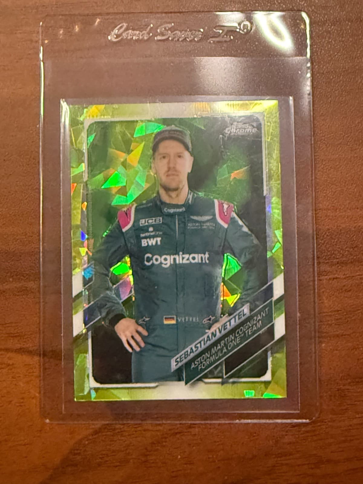 2021 Chrome Sapphire Formula 1 F1 Sabastian Vettel /199