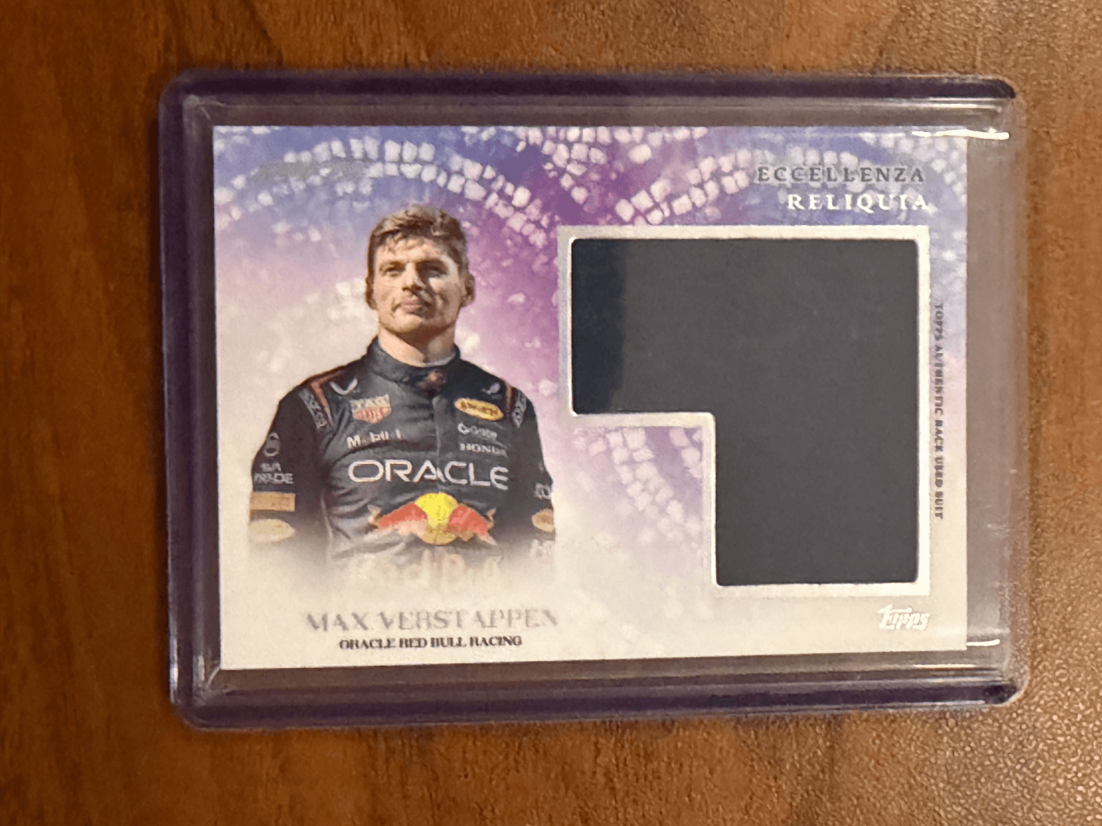 2025 Topps Eccellenza Max Verstappen Relic