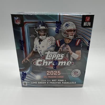 2025 Topps Chrome Football Mega Box