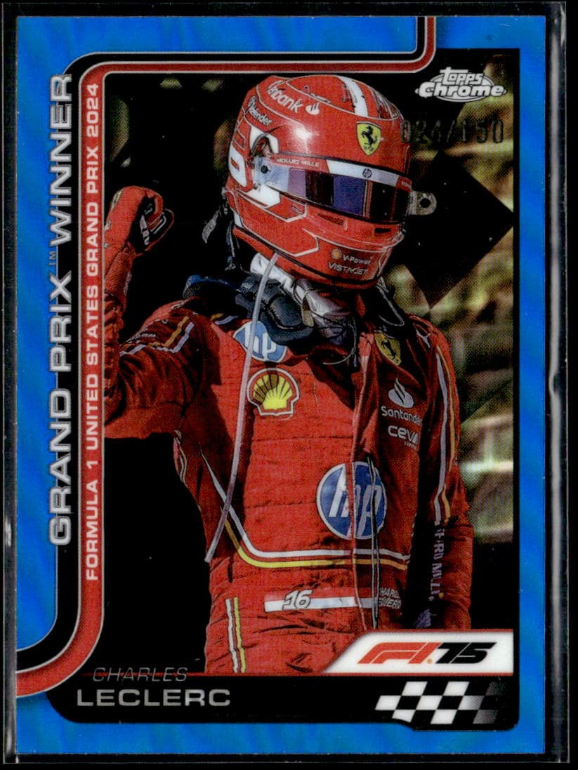 2025 Topps Chrome F1 Charles Leclerc #11 /150