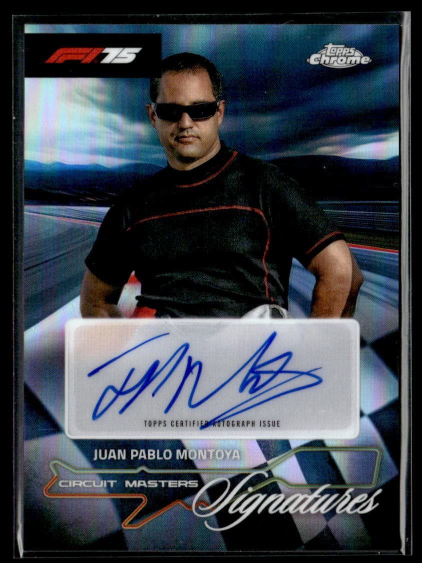 2025 Topps Chrome F1 Juan Pablo Montoya Circuit Masters Signatures Auto #CMS-MON
