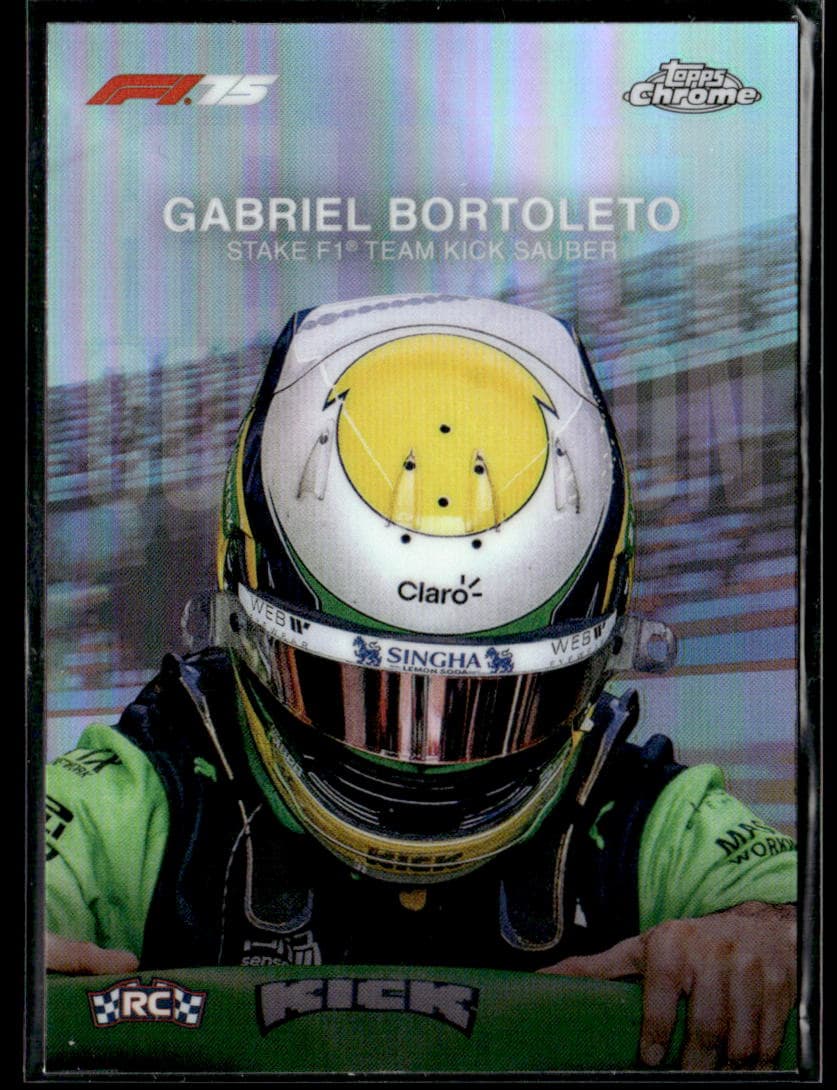 2025 Topps Chrome F1 Gabriel Bortoleto Helmet RC #HC-10