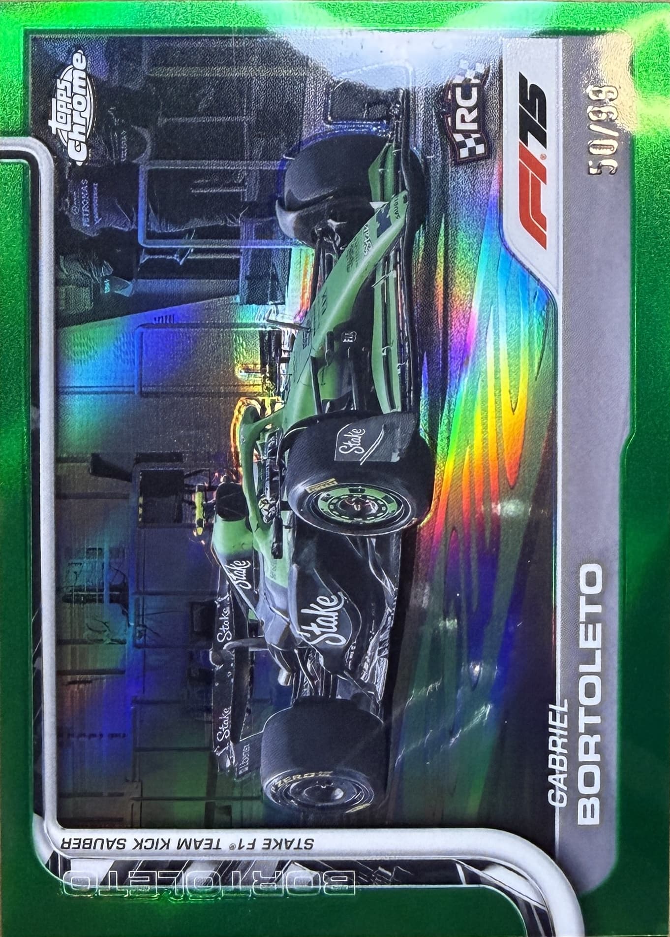 2025 Topps Chrome F1 Gabriel Bortoleto #92 /99