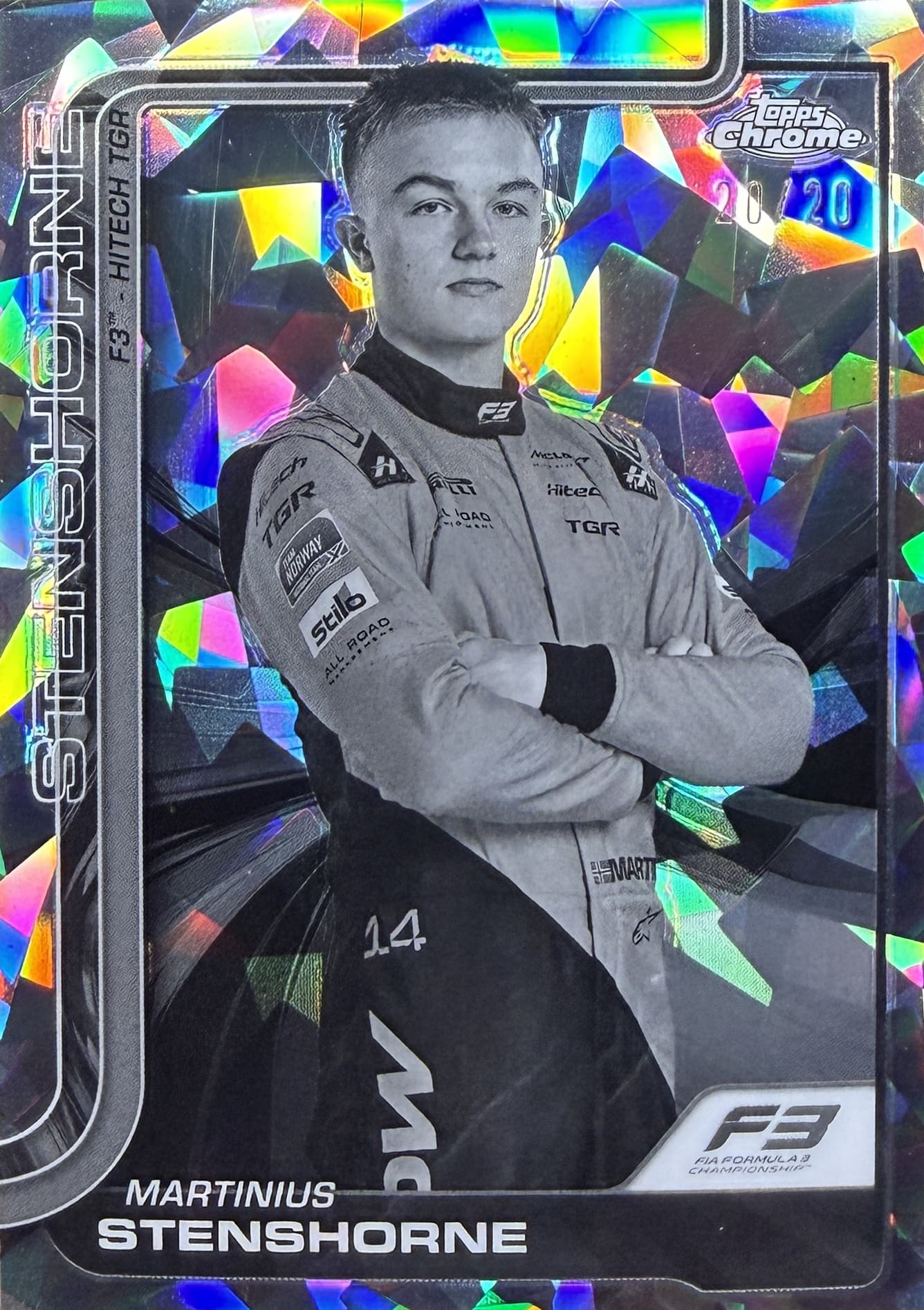 2025 Topps Chrome F1 Martinius Stenshorne Refractor #57