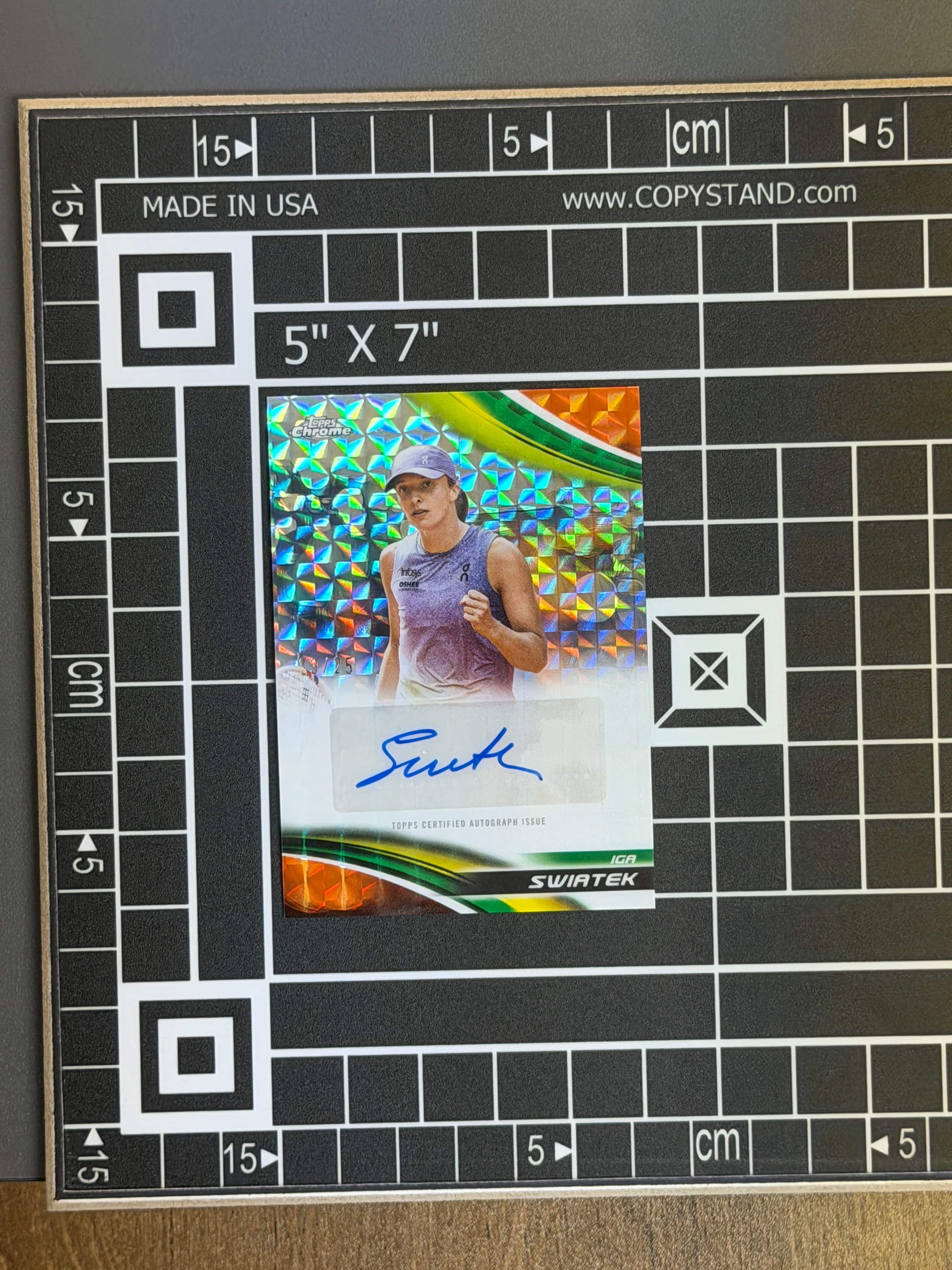 2025 Topps Chrome Iga Swiatek Auto #CA-ISK /25