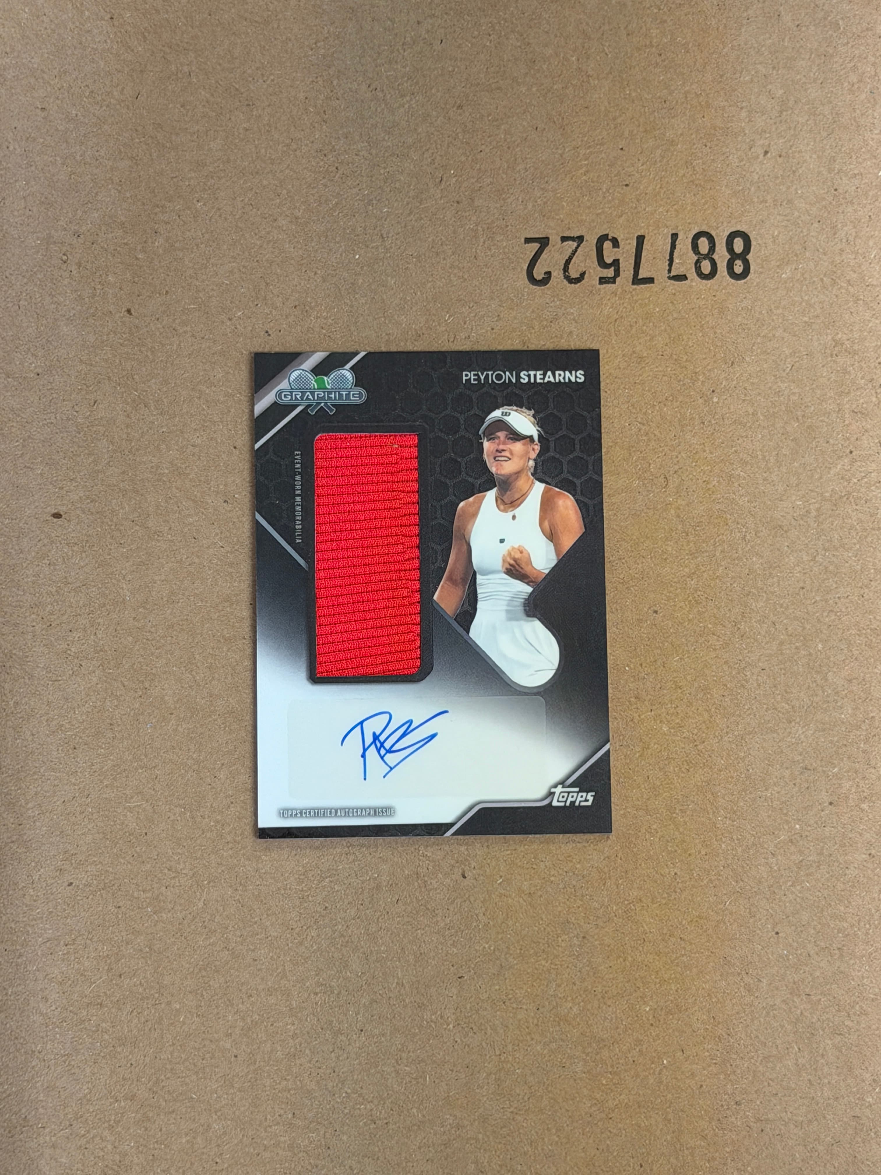 2026 Topps Graphite Peyton Stearns Auto Relic