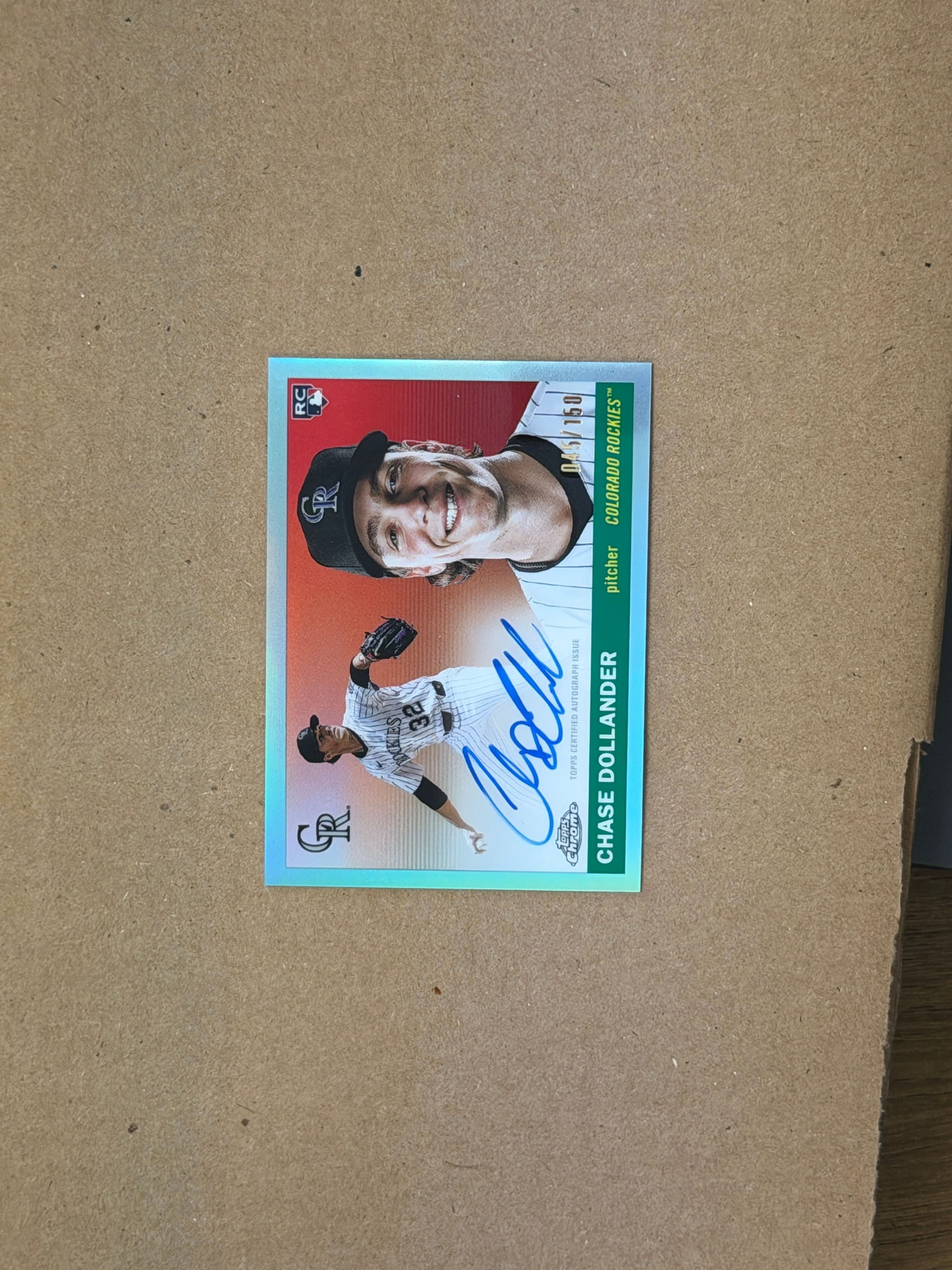 2025 Topps Platinum Baseball Chase Dollander Auto #CPA-DO /150