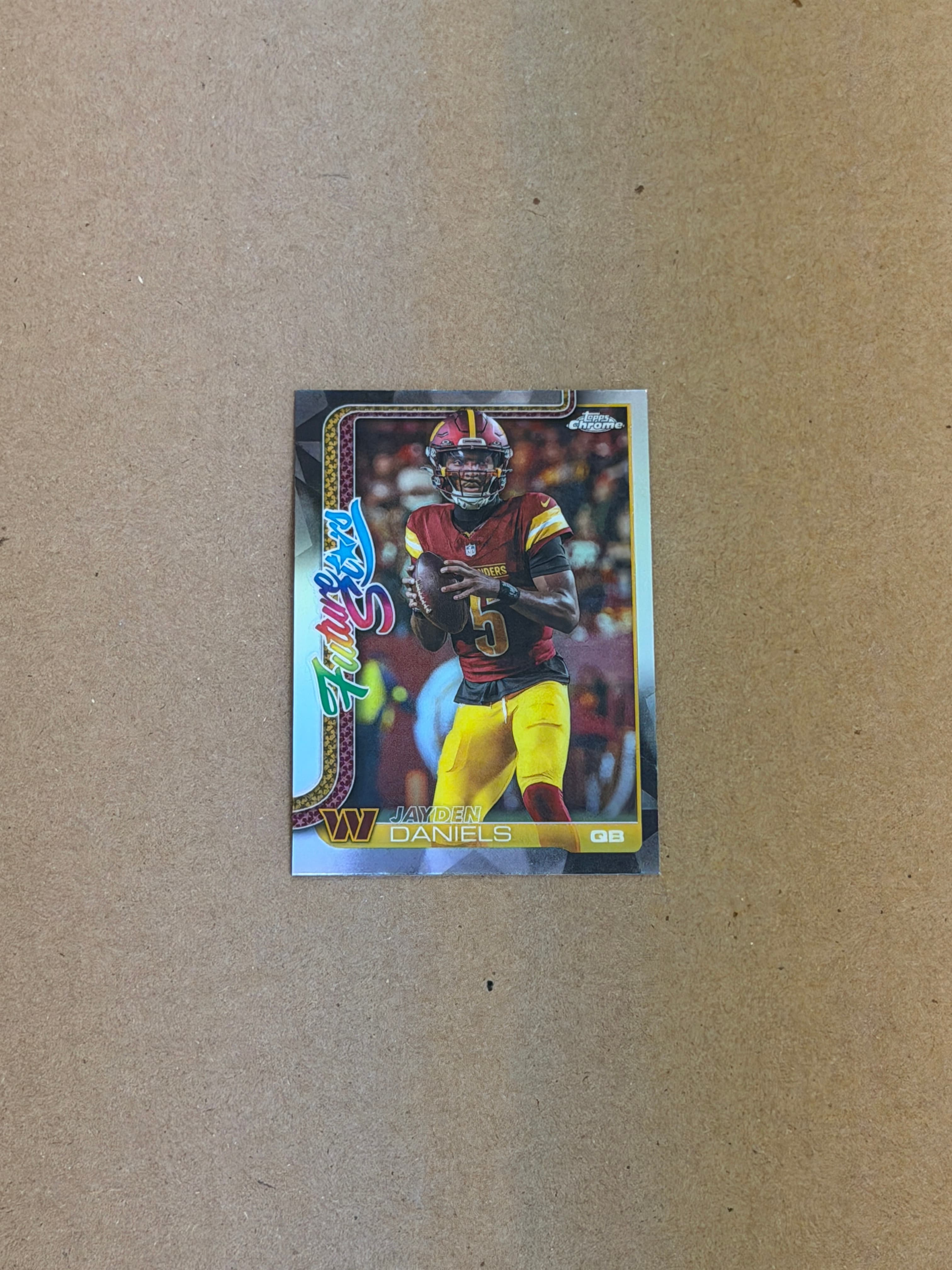 2025 Topps Chrome Football Jayden Daniels Refractor #FS-14