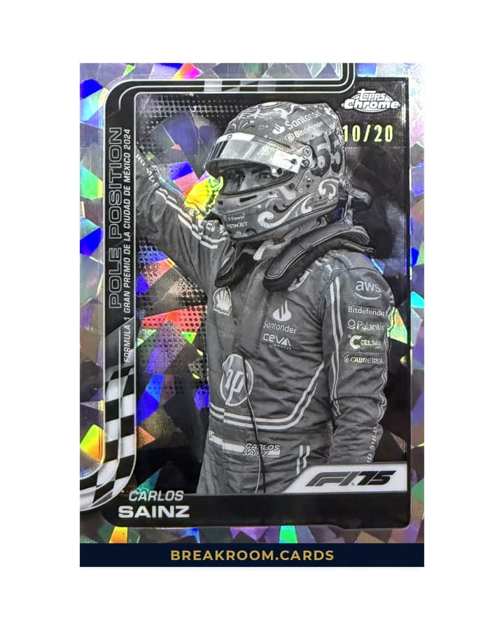 2025 Topps Chrome Sapphire Carlos Sainz #121 /20