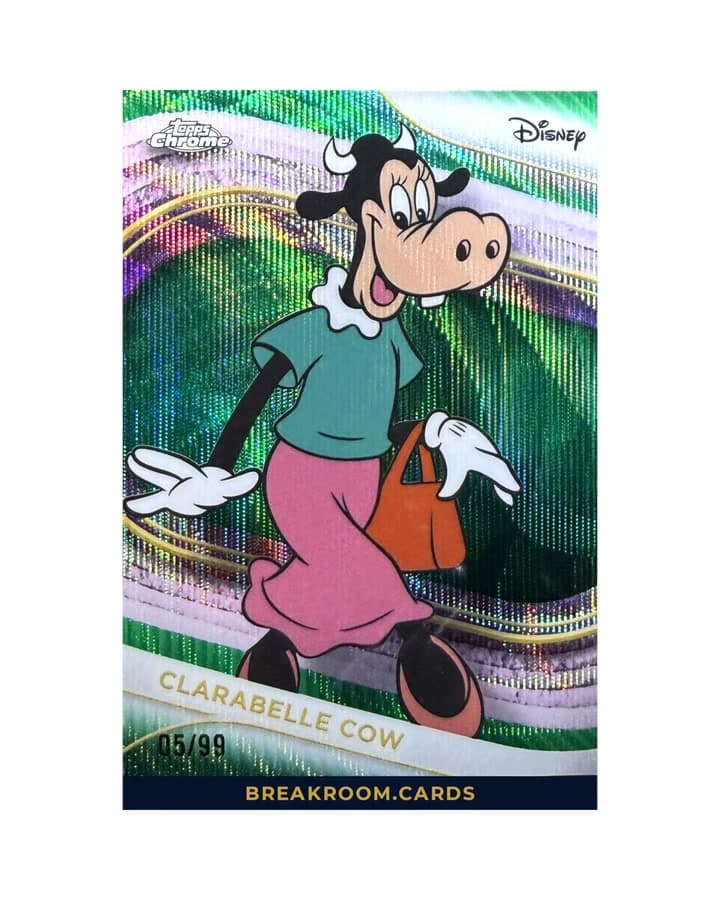2025 Topps Chrome Disney Clarabelle Cow #165 /99