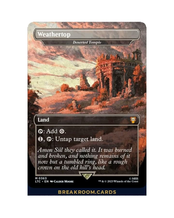 Weathertop - Deserted Temple