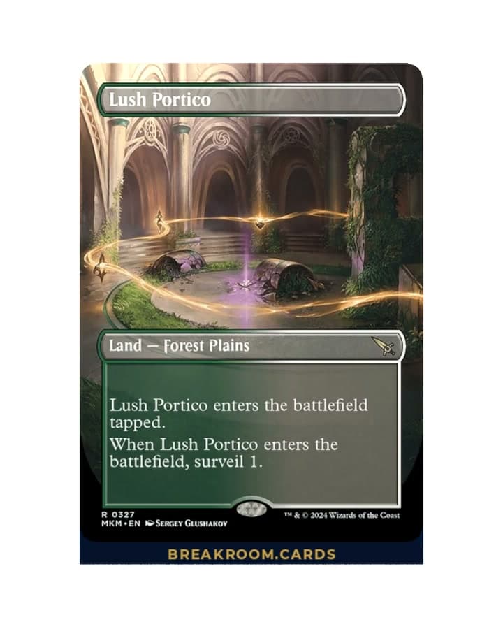 Lush Portico (Borderless)