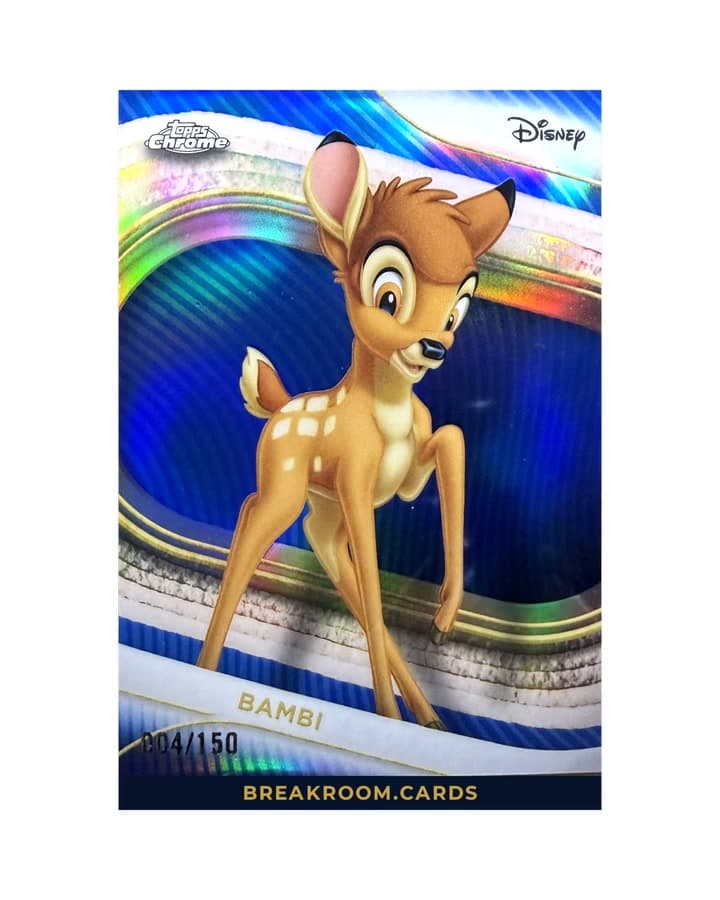 2025 Topps Chrome Disney Bambi Refractor #7 /150