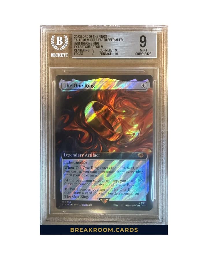 2023 Magic the Gathering The One Ring Extended Art Surge Foil #791 BGS 9
