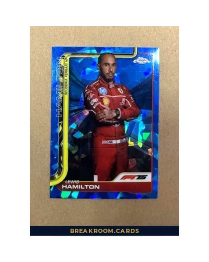 2025 Topps Chrome Sapphire Lewis Hamilton #4