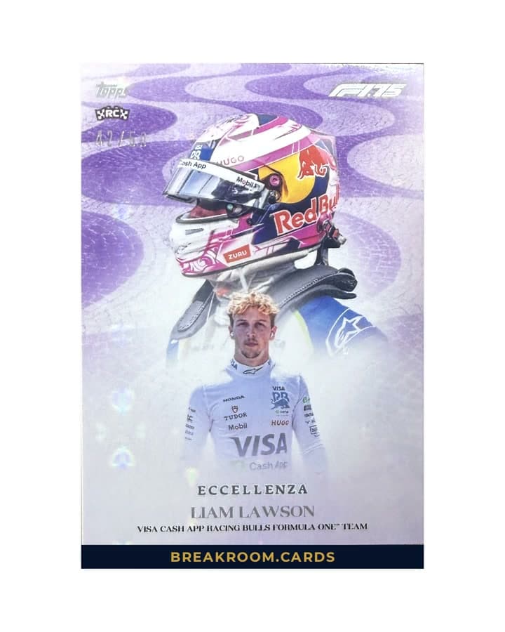 2025 Topps Eccellenza F1 Liam Lawson