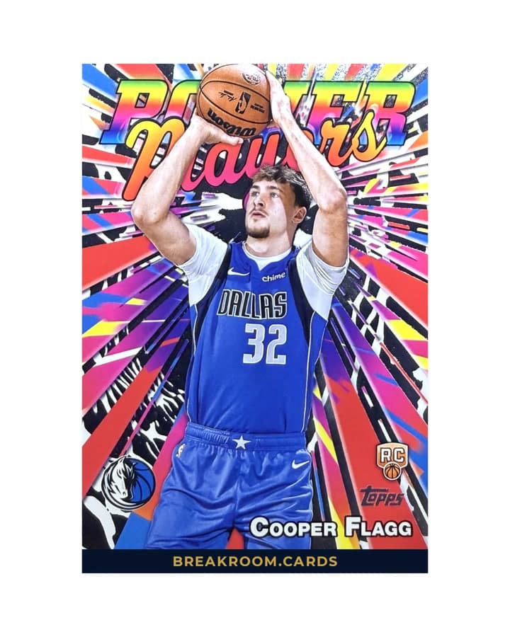 2025 Topps Power Players Basketball Cooper Flagg RC #PP-16