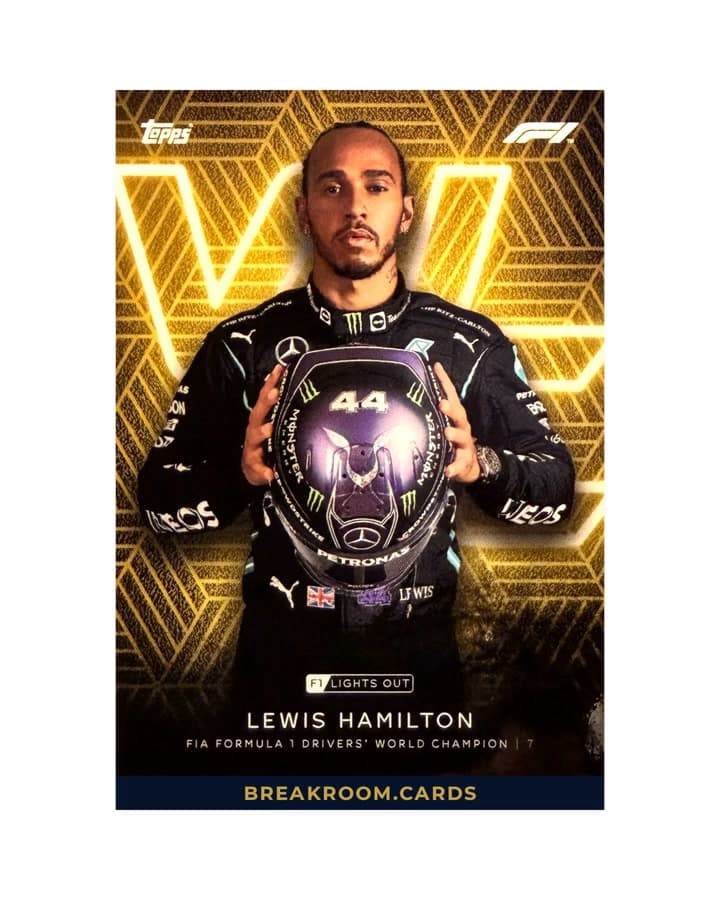 2021 Topps Lights Out F1 Lewis Hamilton
