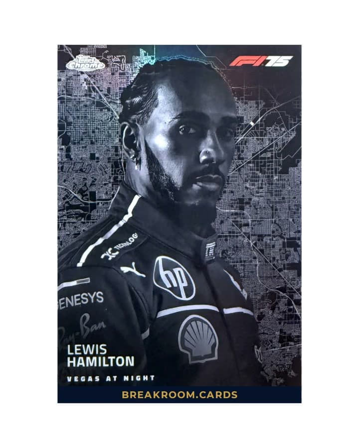 2025 Topps Chrome Lewis Hamilton Vegas at Night #VGS-2