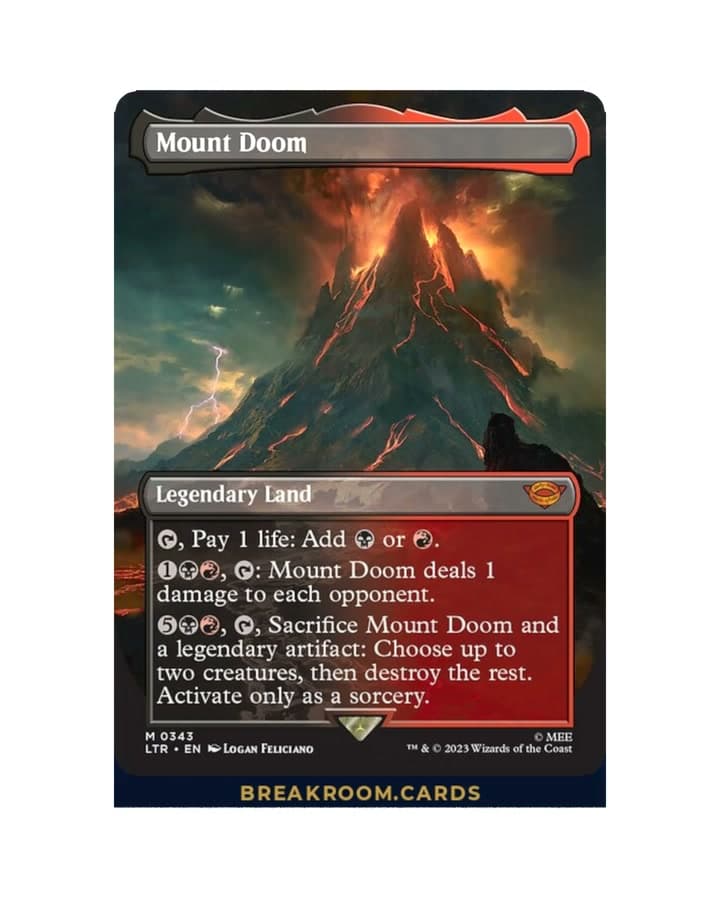 Mount Doom (Borderless)
